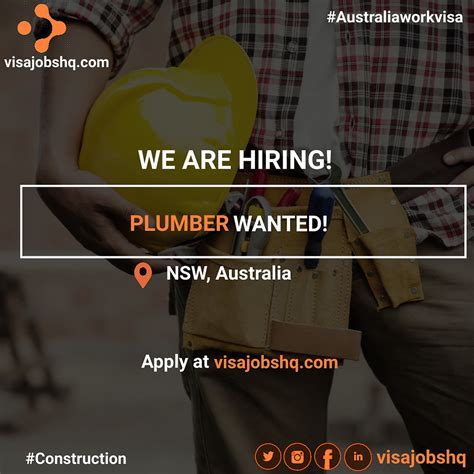 plumbers wanted overseas.